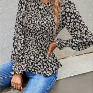 Prettygarden Peplum Top Size L